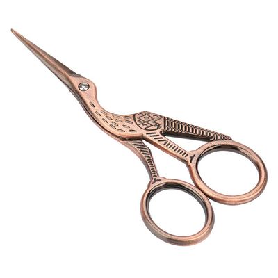 Respicefinem Eyebrows Scissors Makeup Scissors 15. 09. 01. Vintage Stainless Steel Scissors Eyebrows Hair Trim Makeup Tool Eyebrows Scissors Vintage Scissors