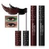 2Pcs Waterproof Black Brown Mascara Volume and Length, Long Lasting Colored Liquid Mascara Smudge-Proof Curling Voluminzing for Eyelashes Cosplay Party Women Eye Makeup view 1