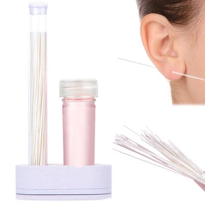Cndiyald Ear Hole Cleaner, Disposable Piercing Hole Cleaner, 70PCS Piercing Cleaner Floss with 15ml Cleaning Solution, Odor Removal Ear Piercing Cleaner for Girls Women