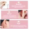 Cndiyald Ear Hole Cleaner, Disposable Piercing Hole Cleaner, 70PCS Piercing Cleaner Floss with 15ml Cleaning Solution, Odor Removal Ear Piercing Cleaner for Girls Women view 3
