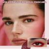 2Pcs Green Burgundy Waterproof Mascara Volume and Length, Long Lasting Colored Liquid Mascara Smudge-Proof Curling Voluminzing for Eyelashes Women Party Eye Makeup Gift view 3