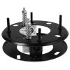 Beaupretty Adjustable Ceramic Shampoo Basin for Salon Washing Hair Bed with Tilt Mechanism and Rubber Seal 4.33X8.07X4.33 Inches view 1