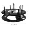 Beaupretty Adjustable Ceramic Shampoo Basin for Salon Washing Hair Bed with Tilt Mechanism and Rubber Seal 4.33X8.07X4.33 Inches view 2