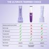 INVJOY Bikini Trimmer for Women: Painless Electric Full-Body Shaver for Pubic & Legs Hair Removal with Hypoallergenic Ceramic Blade & Light  Waterproof view 2