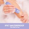 INVJOY Bikini Trimmer for Women: Painless Electric Full-Body Shaver for Pubic & Legs Hair Removal with Hypoallergenic Ceramic Blade & Light  Waterproof view 4