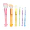 Impressions Vanity Care Bears 6 PCs Multi Colors Frosted Makeup Brush Set with Translucent Handles, Super Soft Bristles Makeup Brushes for Foundation, Face Powder, Eye Shadow and Liner Application view 1