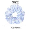 12 Pcs Satin Silk Hair Scrunchies Soft Hair Ties Fashion Hair Bands Hair Bow Ropes Hair Elastic Bracelet Ponytail Holders Hair Accessories for Women Girls (Assorted Blue Pair) view 3