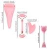 7pcs Facial Care Tools Set-Jade Roller, Gua Sha and Ice Roller, Spa Headband Wristband, Silicone Face Mask Brush,Skin Care Gift for Men/Woman view 3