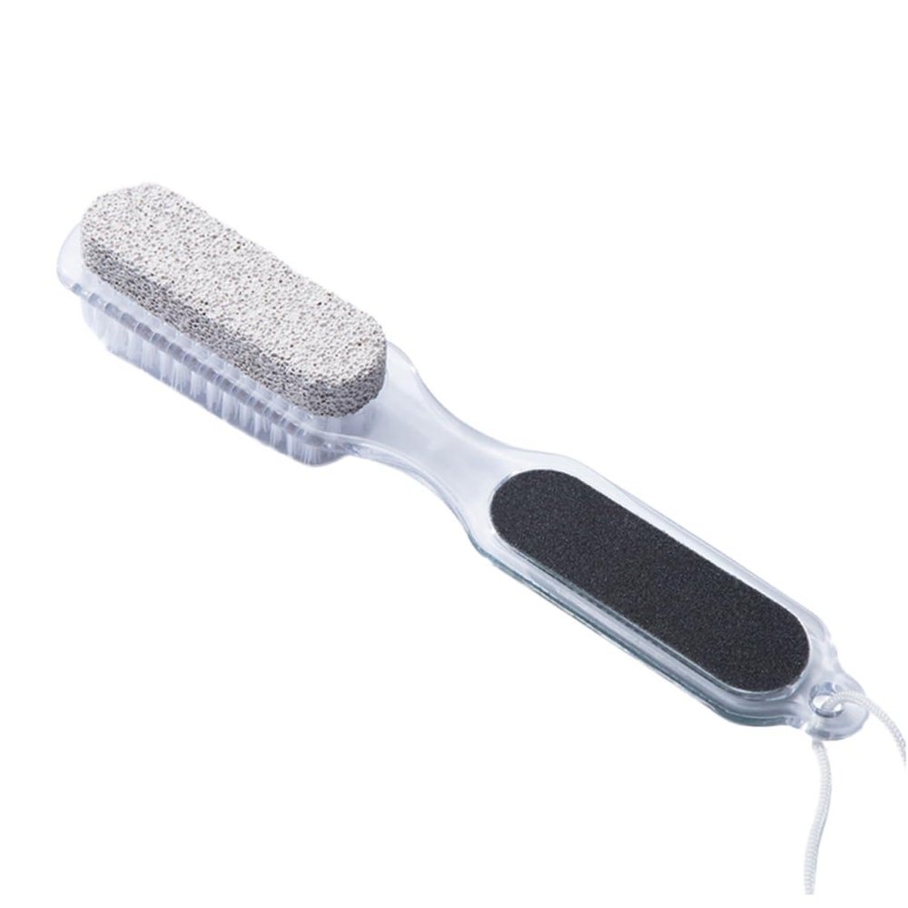 ASAKKURA 3pcs Ergonomic Design Pedicure File Rasp Callus Remover Foot File Nail Brush