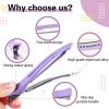12 Pcs Hair Clips for Women Styling with Silicone Band, Professional No Crease Duck Billed Hair Roller Clips for Sectioning, Large Salon Hair Cutting Clip for Thick and Thin Hair view 3