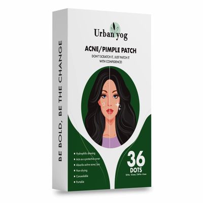 Acne Pimple Patch - Invisible Facial Stickers cover with 100% Hydrocolloid, Pimple Patches for Face (Circular 36 Dots)