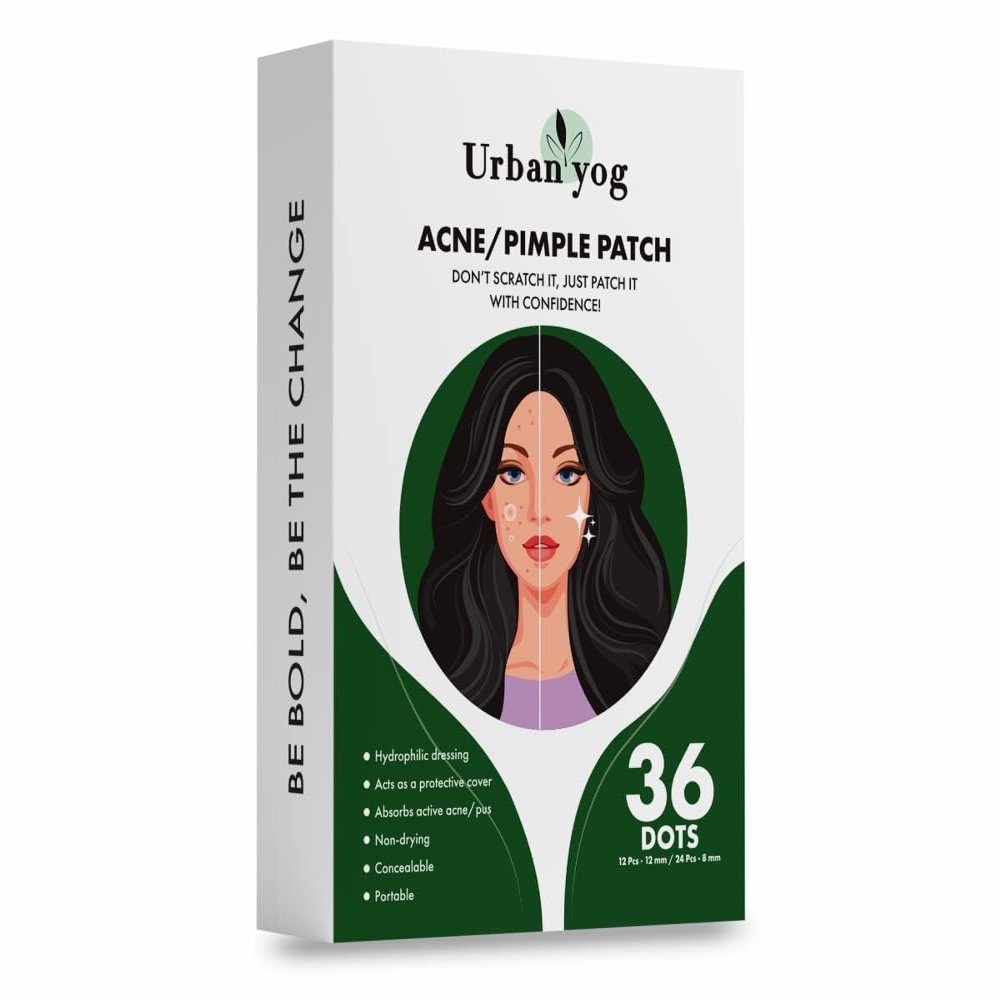 Acne Pimple Patch - Invisible Facial Stickers cover with 100% Hydrocolloid, Pimple Patches for Face (Circular 36 Dots)