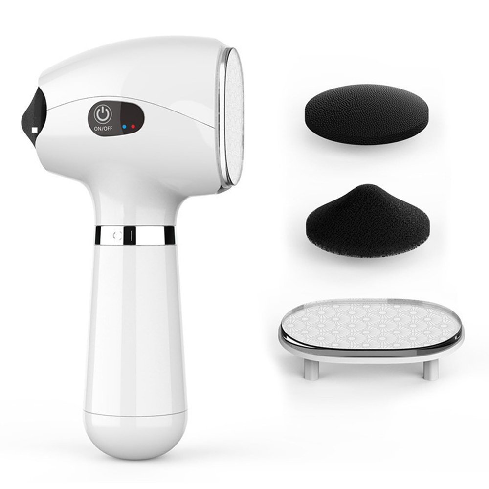 Electric Foot Grinder, Foot Callus Remover Automatic Foot File with Dual Heads Glass Care Grinding Disc, Foot Grinding Tool for Home Foot Care