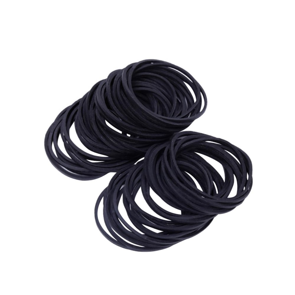 HAPINARY 100g High Elastic Rubber Bands Hair Ties Ponytail Holders for Adults Boys and Girls No Metal for Workout
