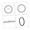 HAPINARY 100g High Elastic Rubber Bands Hair Ties Ponytail Holders for Adults Boys and Girls No Metal for Workout view 4