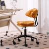 BSNANCA Adjustable Rolling Stool with Backrest and Wheels Height Adjustable Swivel Chair for Salon Spa Tattoo and Drafting Work (Pink) view 2