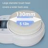 Smart Wall Mounted Exfoliating Brush - 360 Automatic Rota-Tion Back Scrubber Electric Back Bath Brush 3 Speed and Shower 2 Mode Adjustmen for Shower, Deep Cleansing, with 1 Pcs Brush view 2