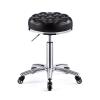BSNANCA Adjustable Height Rolling Stool with Wheels and Swivel Ultra Soft Padded Seat for Home Beauty and Hair Salons (Brown) (Black One Size) view 1