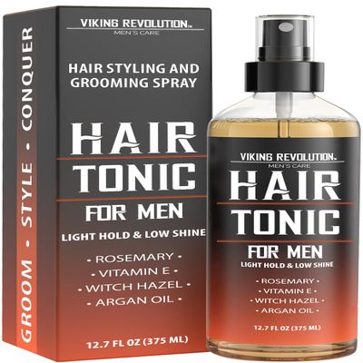 Viking Revolution Hair Tonic for Men - Sandalwood Texture Spray - 12.7 oz