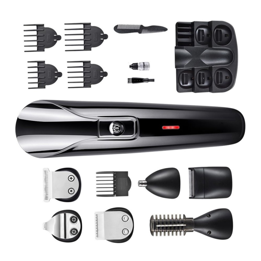 Healeved Hair Cutting Kit Electric Trimmer Beard Trimmer Rechargeable Hair Clippers Grooming Set