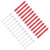 Hair Perm Rods, Perm Rods For Long Hair, Cold Wave Curlers with Convenient Straps 12pcs Plastic Hair Curling Rods For Professional Salon and Home Use view 2