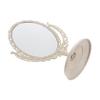BIUDECO 360 Rotating Tabletop Makeup Mirror Double-Sided Magnifying for Shaving Dressing view 1