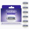 Flamingo Moisture Plus Razor Blades for Women - No Shave Gel Needed - 6 Count - Moisture Plus Razor Blade Refills view 1