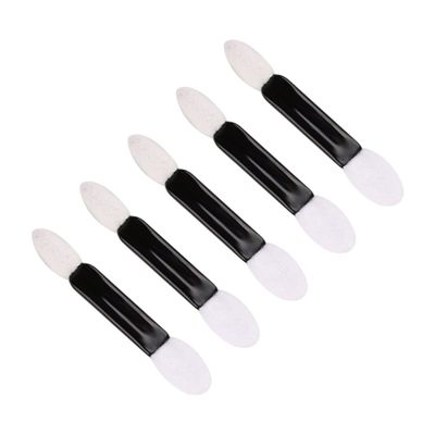 Baluue 50pcs Double-ended Sponge Eyeshadow Applicators Soft Tipped Makeup Brushes for Women for Travel Parties Daily Use