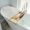 Bath Pillow and Bathtub Tray for Tub: Pamper Yourself to a Luxurious at-Home Spa Experience - Bath Accessories Ideal Relaxation Gifts for Mom, Self Care Gifts for Women. view 1