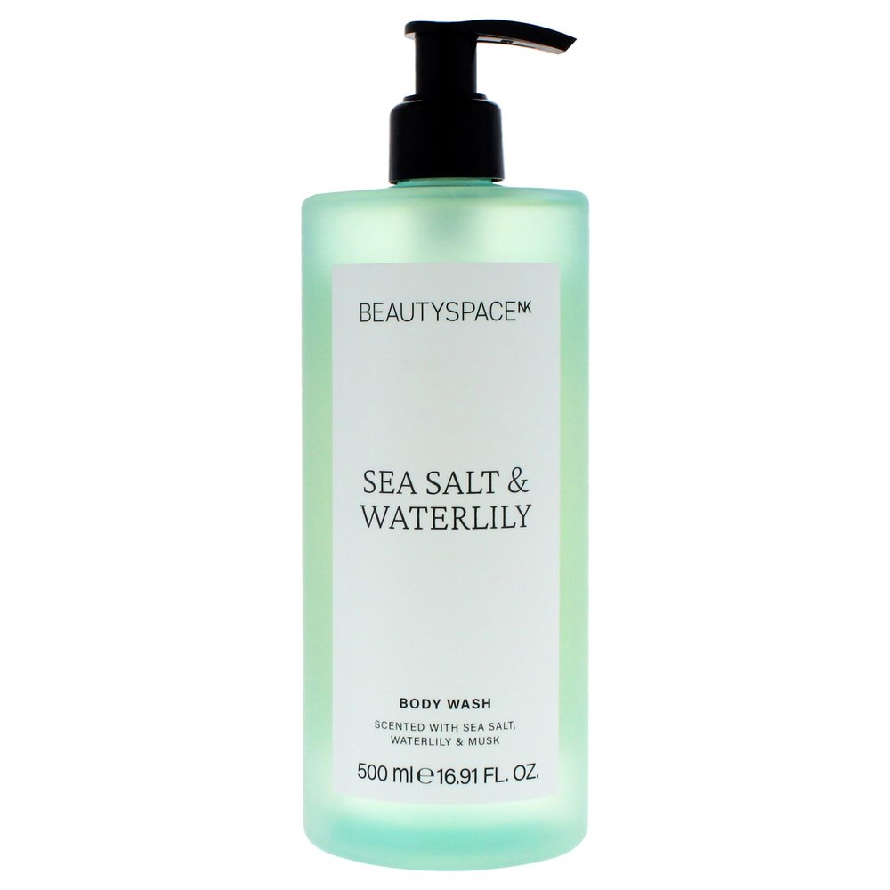 Beauty SpaceNK Sea Salt & Waterlily Body Wash  Hydrating & Moisturizing Formula  Gentle Cleansing, Nourishing  Ideal for All Skin Types, Soft Skin  Daily Use  Vegan & Cruelty-Free  16.91oz