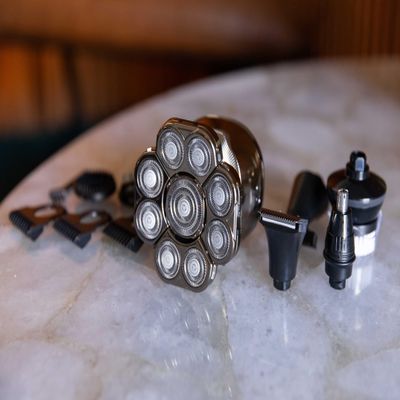 9D Head Shaver for Bald Men  Precision 9-Blade Stainless Steel Design for a Smooth, Close Shave
