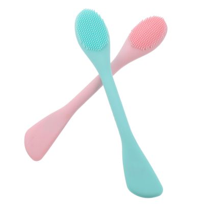 MUSISALY 2pcs Facial Cleansing Brush Silicone Face Wash Brush Manual Face for Skin Care