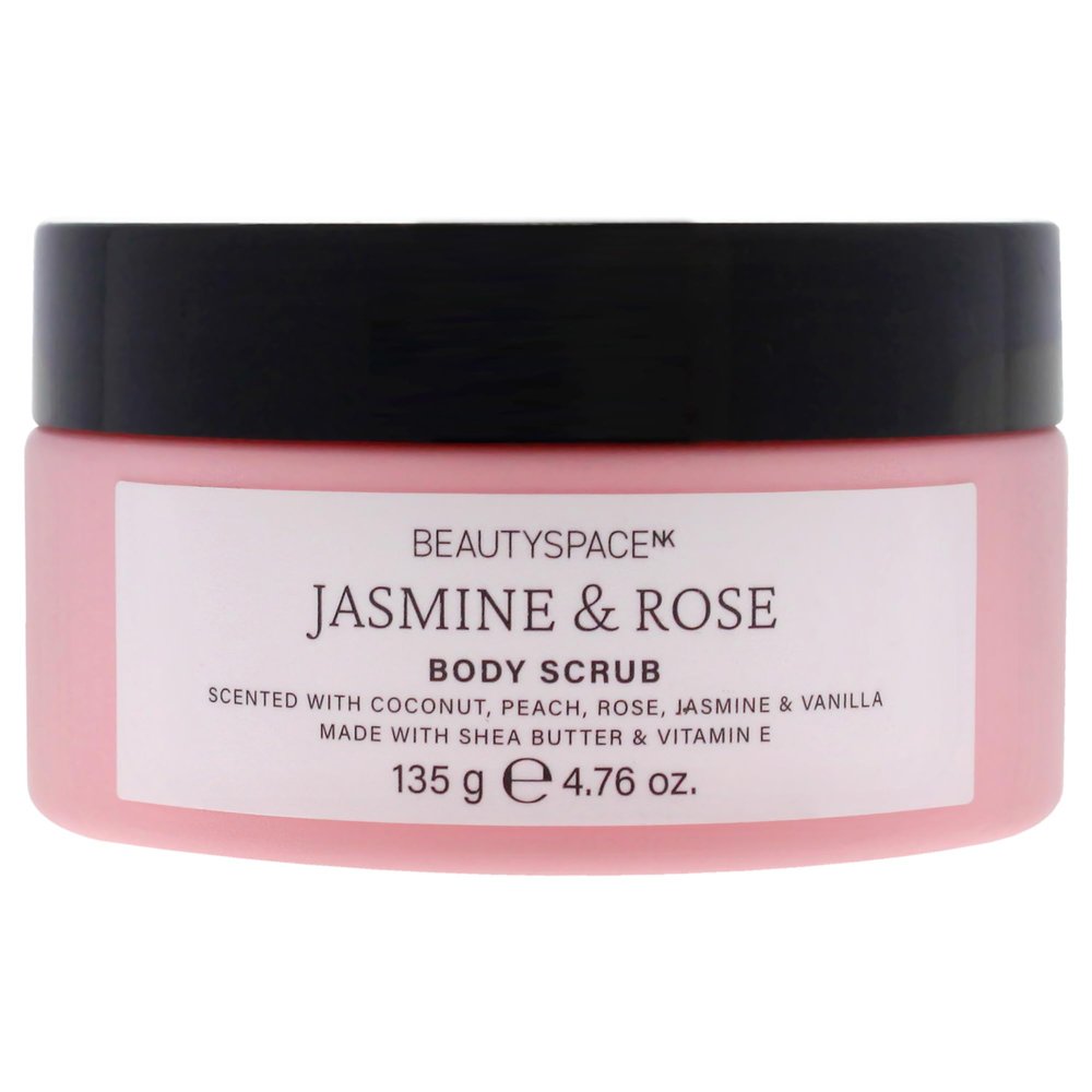 Beauty SpaceNK Jasmine & Rose Exfoliating Body Scrub  Hydrating, Nourishing, Gentle Exfoliation  Suitable for All Skin Types  Leaves Skin Soft, Radiant & Refreshing  Cruelty-Free, Vegan  4.76 oz