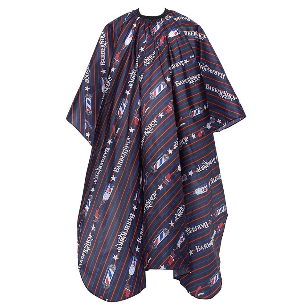 Barber Cape, Hair Cape For Haircuts Hairdressing Apron with Comfortable Elastic Band Hair Cutting Cape For Home and Salon Use