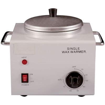 Discount Spa Equipment - Single Waxer, Wax Warmer, Wax Warmer for Hair Removal, Wax Kit with Pedestals, Fits 14 Oz Hard Wax Can, Adjustable Temp Up To 80 Degrees Celsius