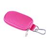 MUSISALY Essential Oil Carrying Case Slots for Bottles Portable Key Oil Bag for Travel and Home Stylish Rose Red Design Sturdy Zippers and Elegant Handle view 1