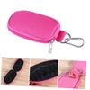 MUSISALY Essential Oil Carrying Case Slots for Bottles Portable Key Oil Bag for Travel and Home Stylish Rose Red Design Sturdy Zippers and Elegant Handle view 3
