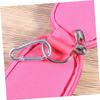MUSISALY Essential Oil Carrying Case Slots for Bottles Portable Key Oil Bag for Travel and Home Stylish Rose Red Design Sturdy Zippers and Elegant Handle view 4