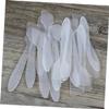 NinthAvenue Basics Face Spatula Skin Spatula 50pcs Makeup Spatula Tool Cream Spatula Cosmetics Scoop for Women view 4