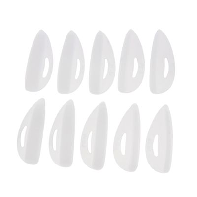 BELLIFFY 10pairs Reusable Lash Perm Curler Shield Pads Eyelash Extension Tape for Sensitive Skin Lash Lifting Rods Curler Shield Pads Enhance Volume