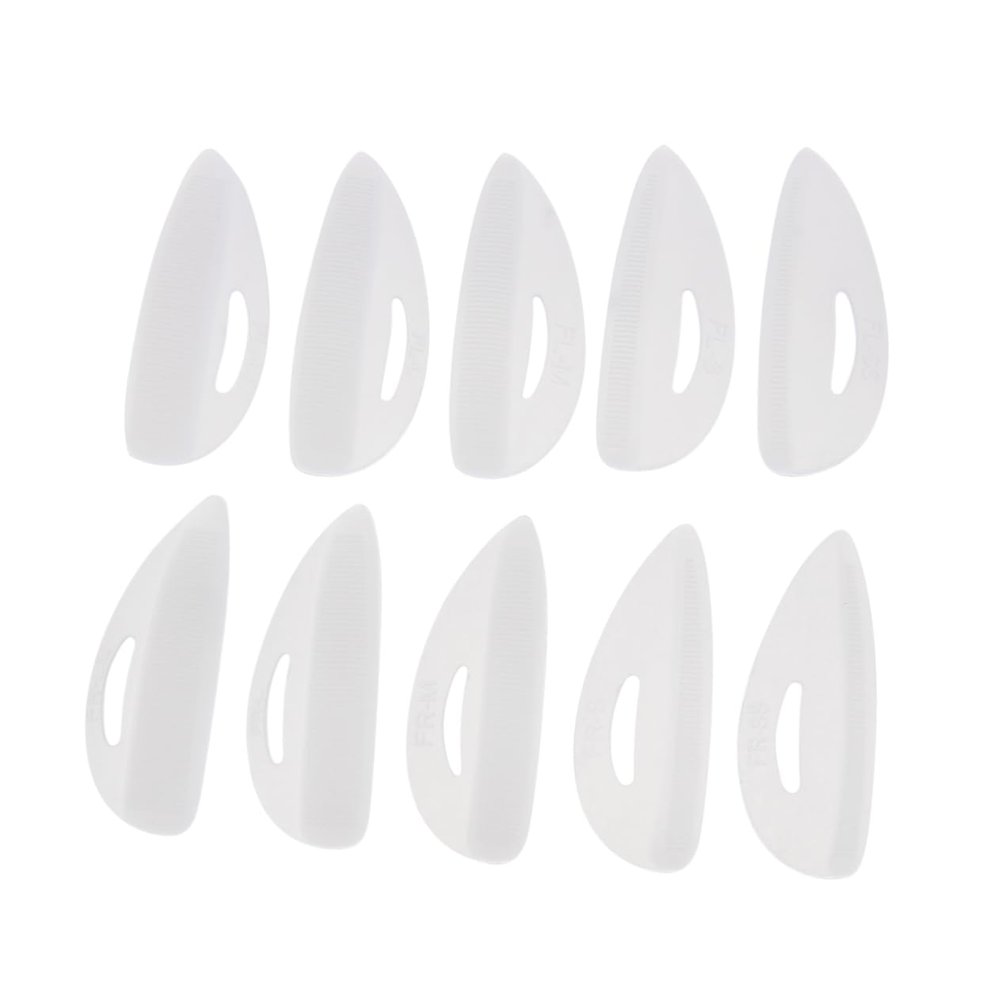 BELLIFFY 10pairs Reusable Lash Perm Curler Shield Pads Eyelash Extension Tape for Sensitive Skin Lash Lifting Rods Curler Shield Pads Enhance Volume