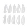 BELLIFFY 10pairs Reusable Lash Perm Curler Shield Pads Eyelash Extension Tape for Sensitive Skin Lash Lifting Rods Curler Shield Pads Enhance Volume view 1