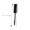 BELLIFFY 5pcs Empty Eyelashes Bottle Black Lid Mascara Tube Container for Eyelash Cream Portable Transparent Design for Mascara and Travel Storage view 2