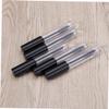 BELLIFFY 5pcs Empty Eyelashes Bottle Black Lid Mascara Tube Container for Eyelash Cream Portable Transparent Design for Mascara and Travel Storage view 3