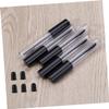 BELLIFFY 5pcs Empty Eyelashes Bottle Black Lid Mascara Tube Container for Eyelash Cream Portable Transparent Design for Mascara and Travel Storage view 4