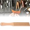Respicefinem Easy To Control Easy To Operate 28. 04. 02. Leather Sharpening Strop Wood Handle Double Sided Home Sharpening Tool 28 15. 5Cm Leather Strops Easy To Operate view 3