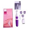 2 in 1 Women Epilator Hair Removal Wet Dry Electric Cordless Flexible Head Bikini Trimmer Epilator Purple view 4