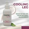 KANU Pregnancy Cooling Leg Gel with Peppermint Oil & Vitamin E- Safe Maternity Skincare for Swollen Legs, Tired Feet and Ankle Relief- Hydrating Cream for Expecting Moms view 3