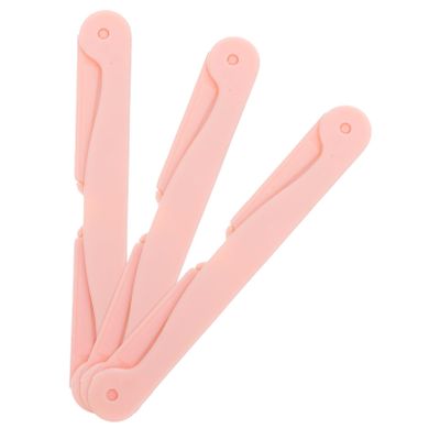 LALADEFIEE 3pcs Double Heads Eyebrow Razor Portable Eyebrow Trimmer Makeup Tool for Women Girls
