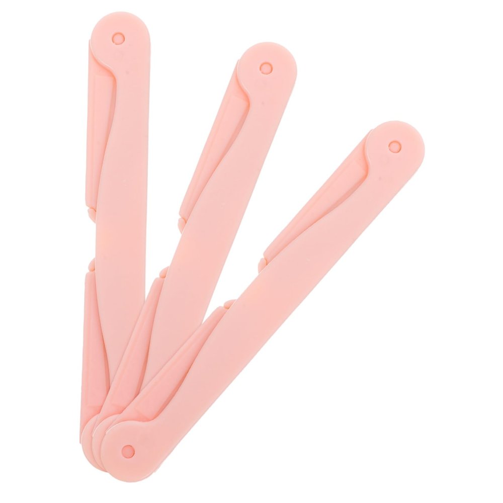 LALADEFIEE 3pcs Double Heads Eyebrow Razor Portable Eyebrow Trimmer Makeup Tool for Women Girls